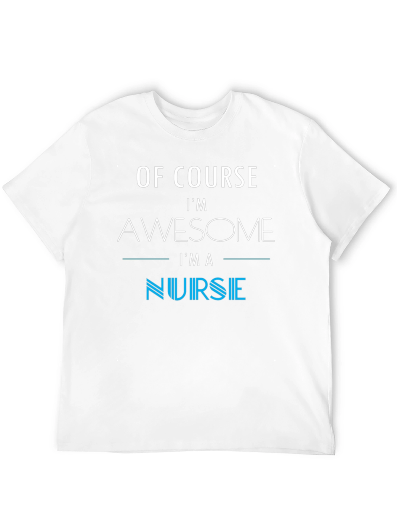 Awesome Nurse Graphic Tee - Black