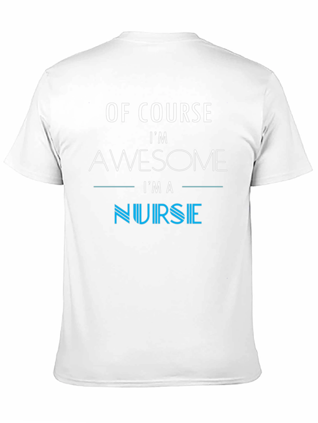 Awesome Nurse Graphic Tee - Black