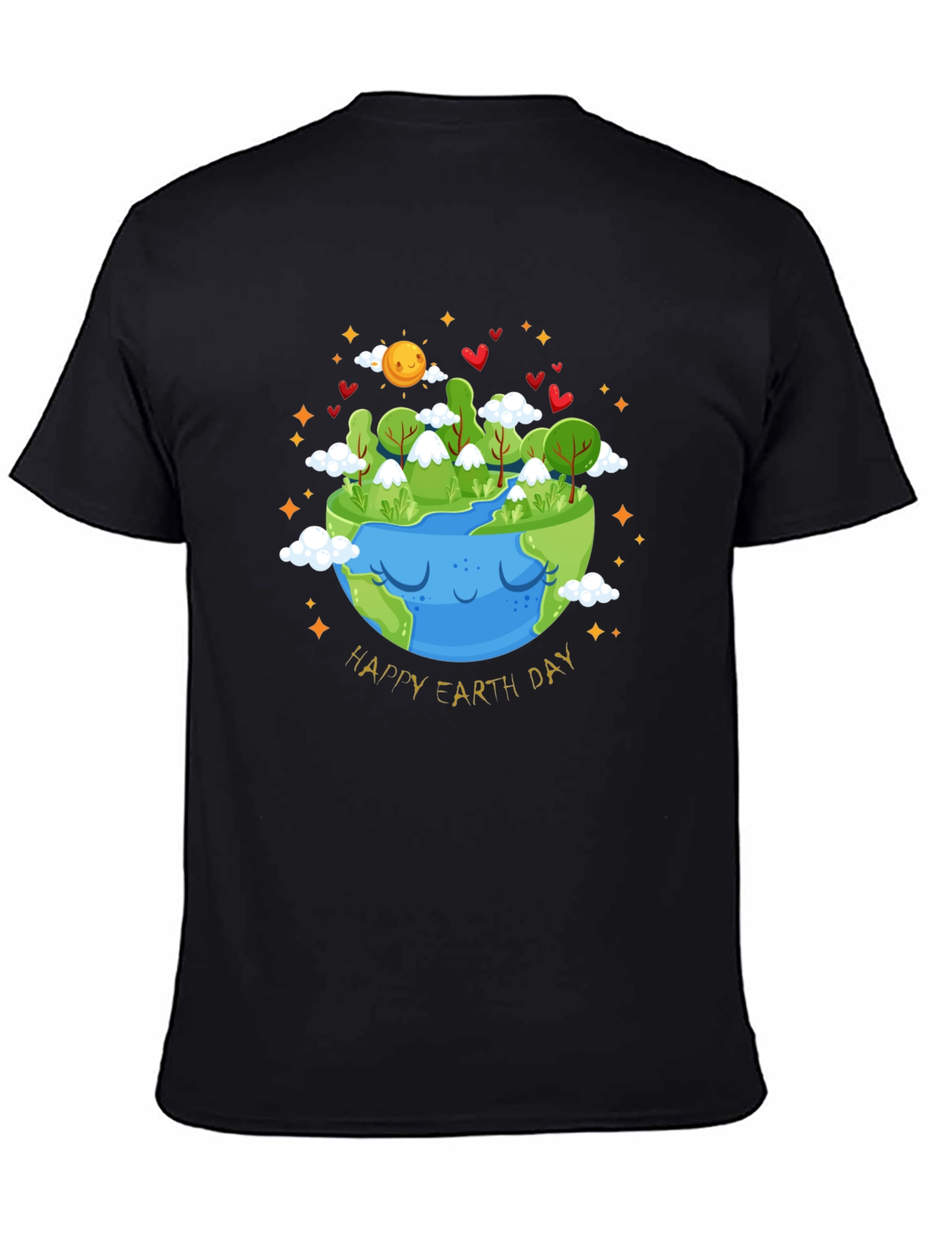 Earth Day T-Shirt - Cute Planet Graphic