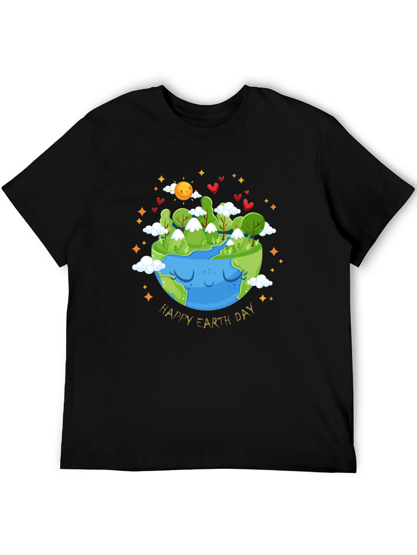 Earth Day T-Shirt - Cute Planet Graphic