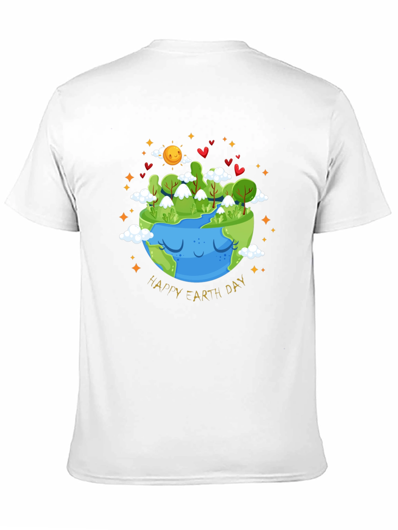 Earth Day T-Shirt - Cute Planet Graphic