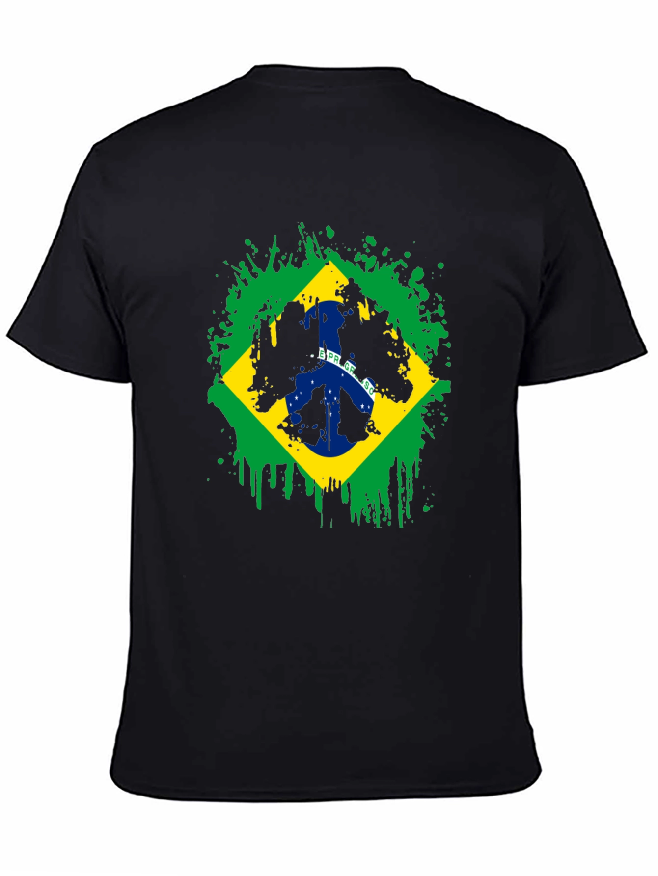 Brazil Flag Graphic T-Shirt