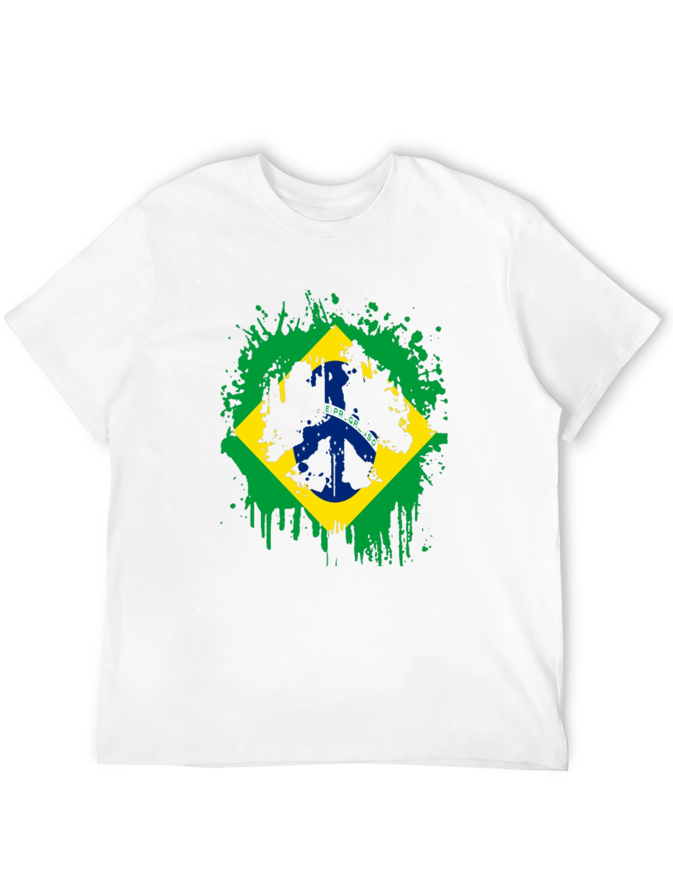 Brazil Flag Graphic T-Shirt