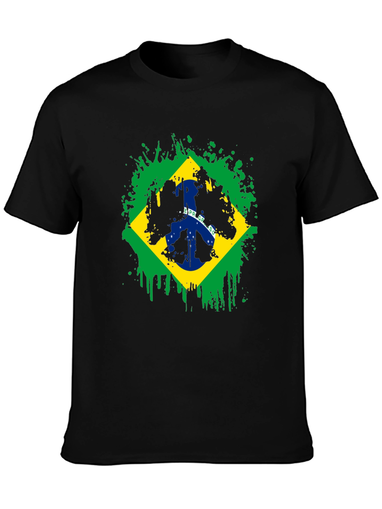 Brazil Flag Graphic T-Shirt