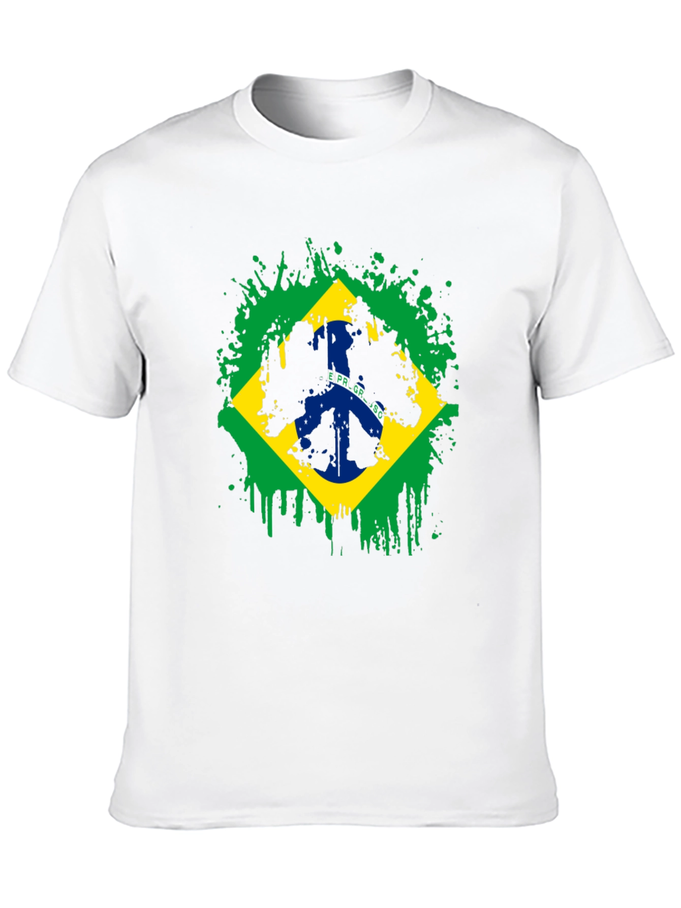 Brazil Flag Graphic T-Shirt
