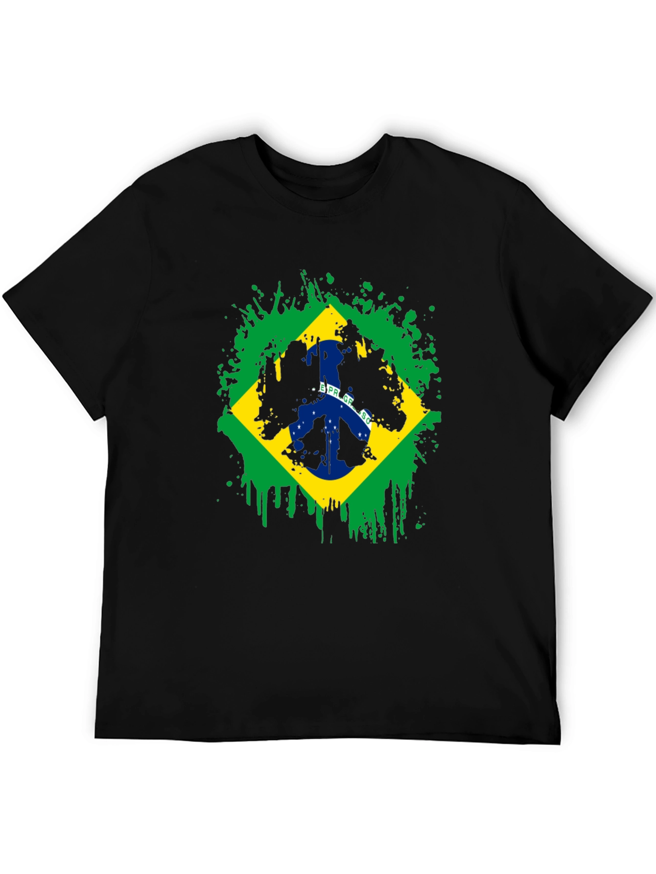 Brazil Flag Graphic T-Shirt