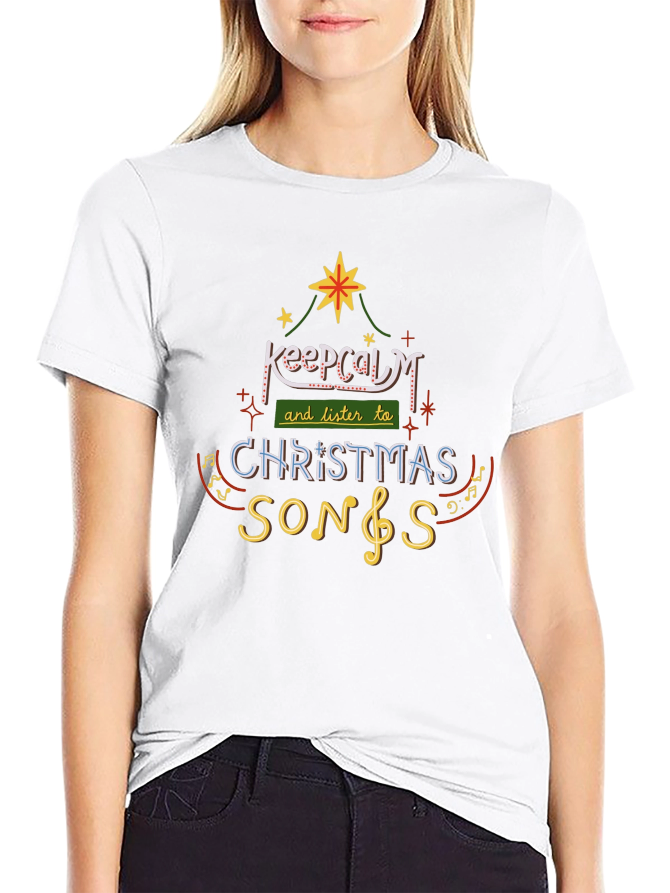Keep Calm Christmas Songs Tee