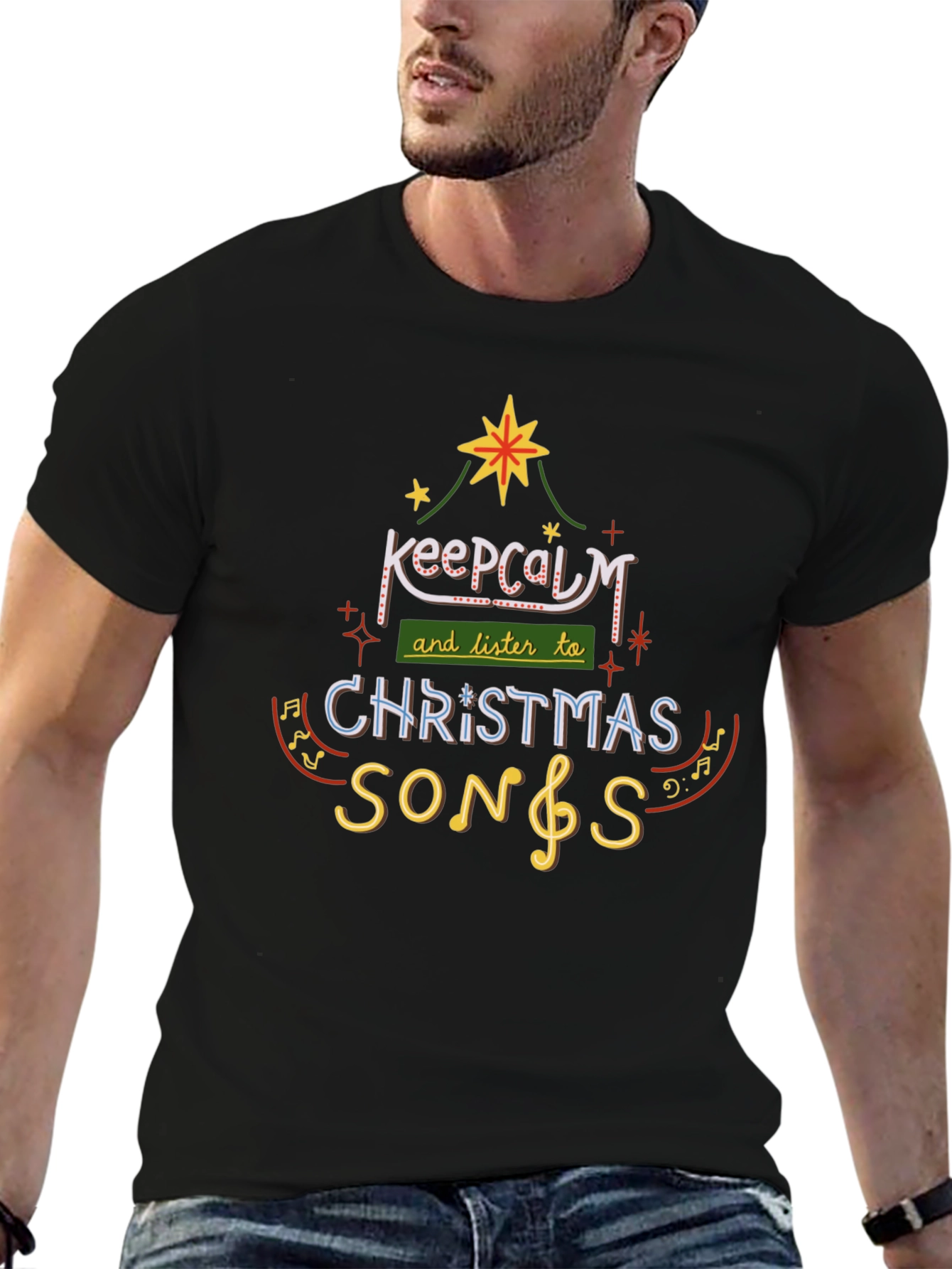 Keep Calm Christmas Songs Tee