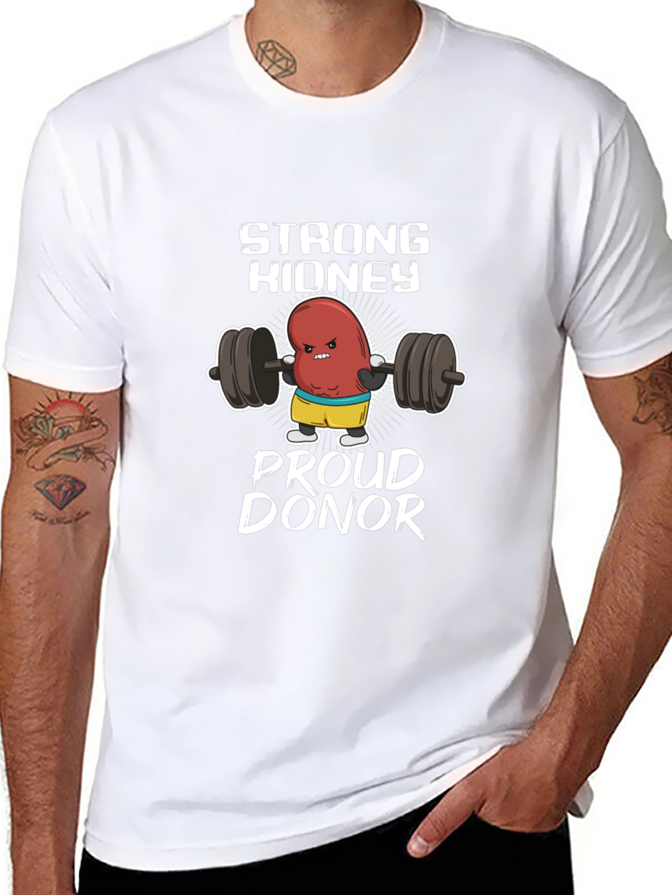Strong Kidney Proud Donor Graphic T-Shirt