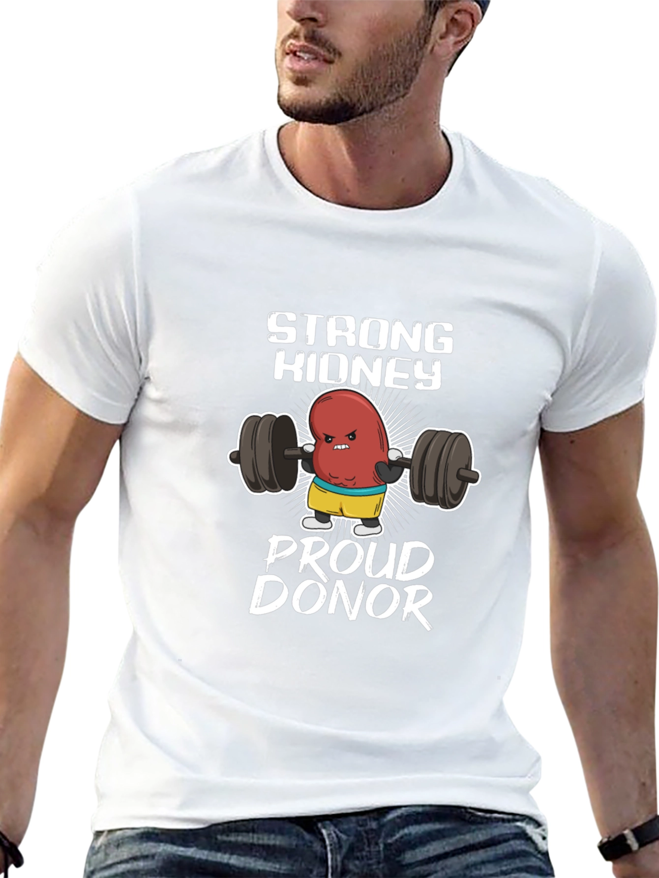 Strong Kidney Proud Donor Graphic T-Shirt