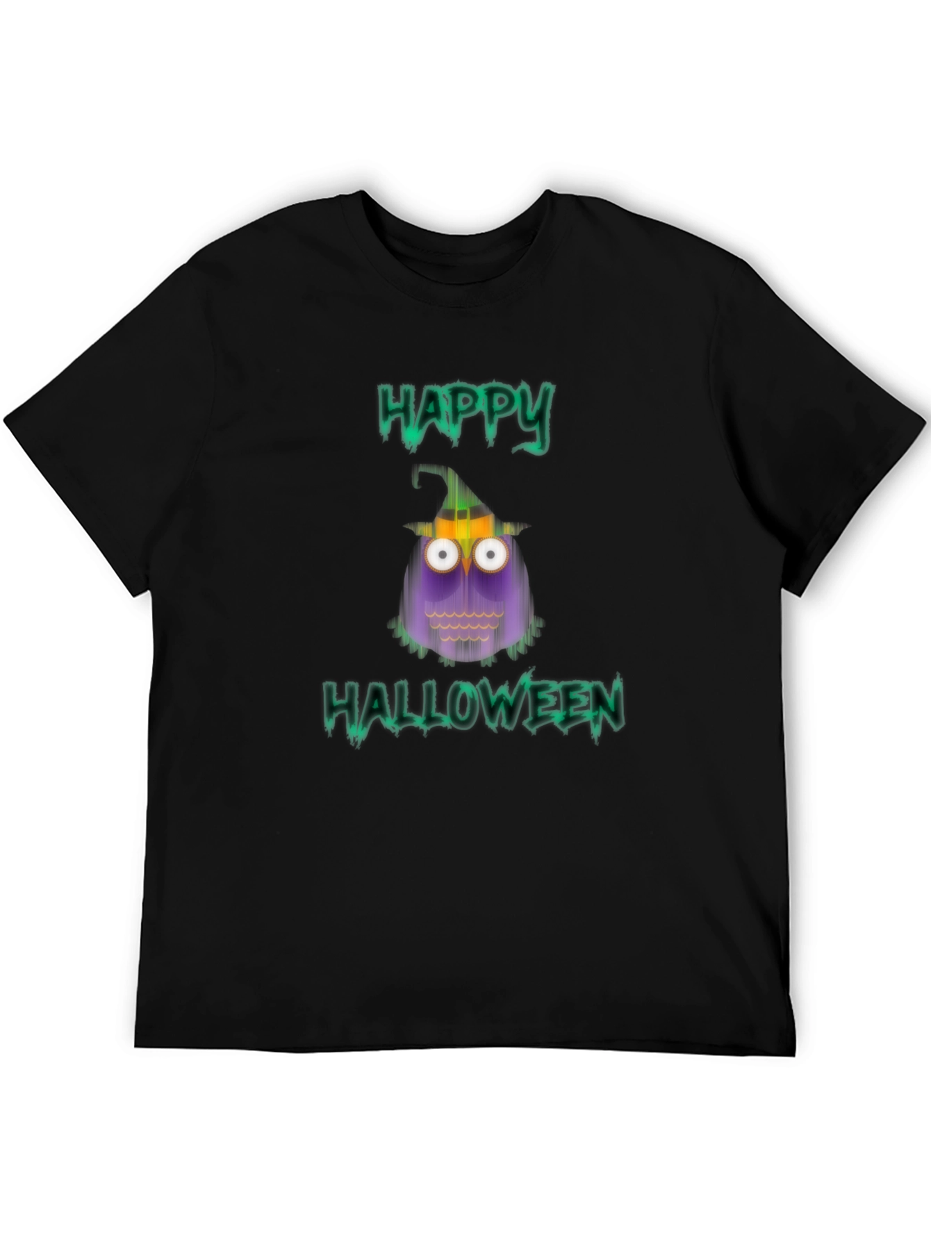 Happy Halloween Owl T-Shirt - Spooky Season Tee
