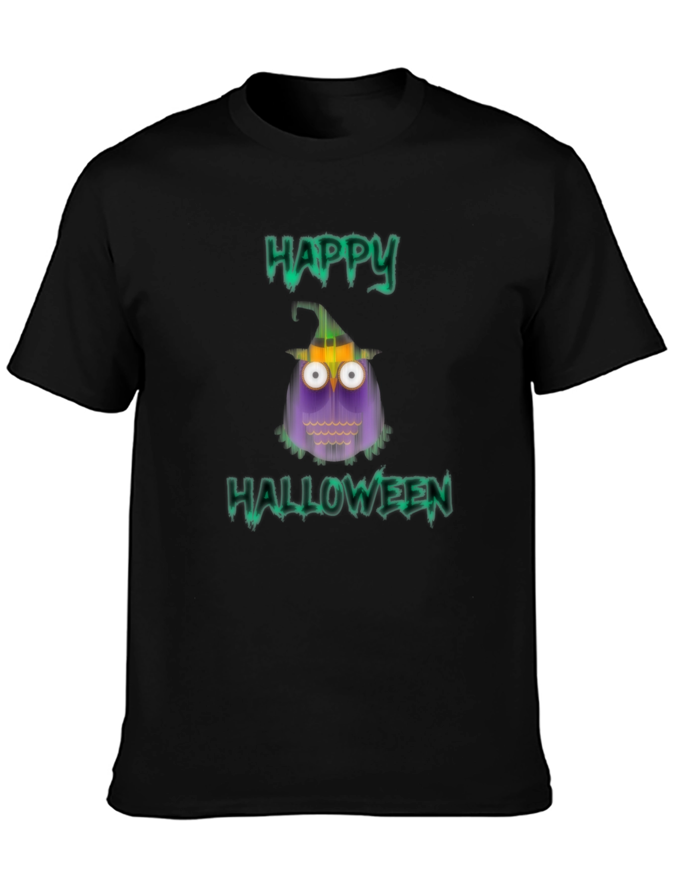 Happy Halloween Owl T-Shirt - Spooky Season Tee