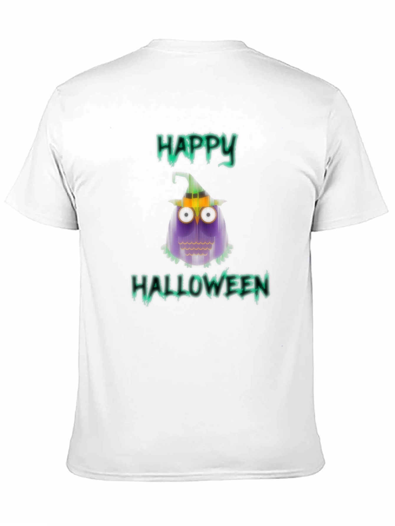 Happy Halloween Owl T-Shirt - Spooky Season Tee