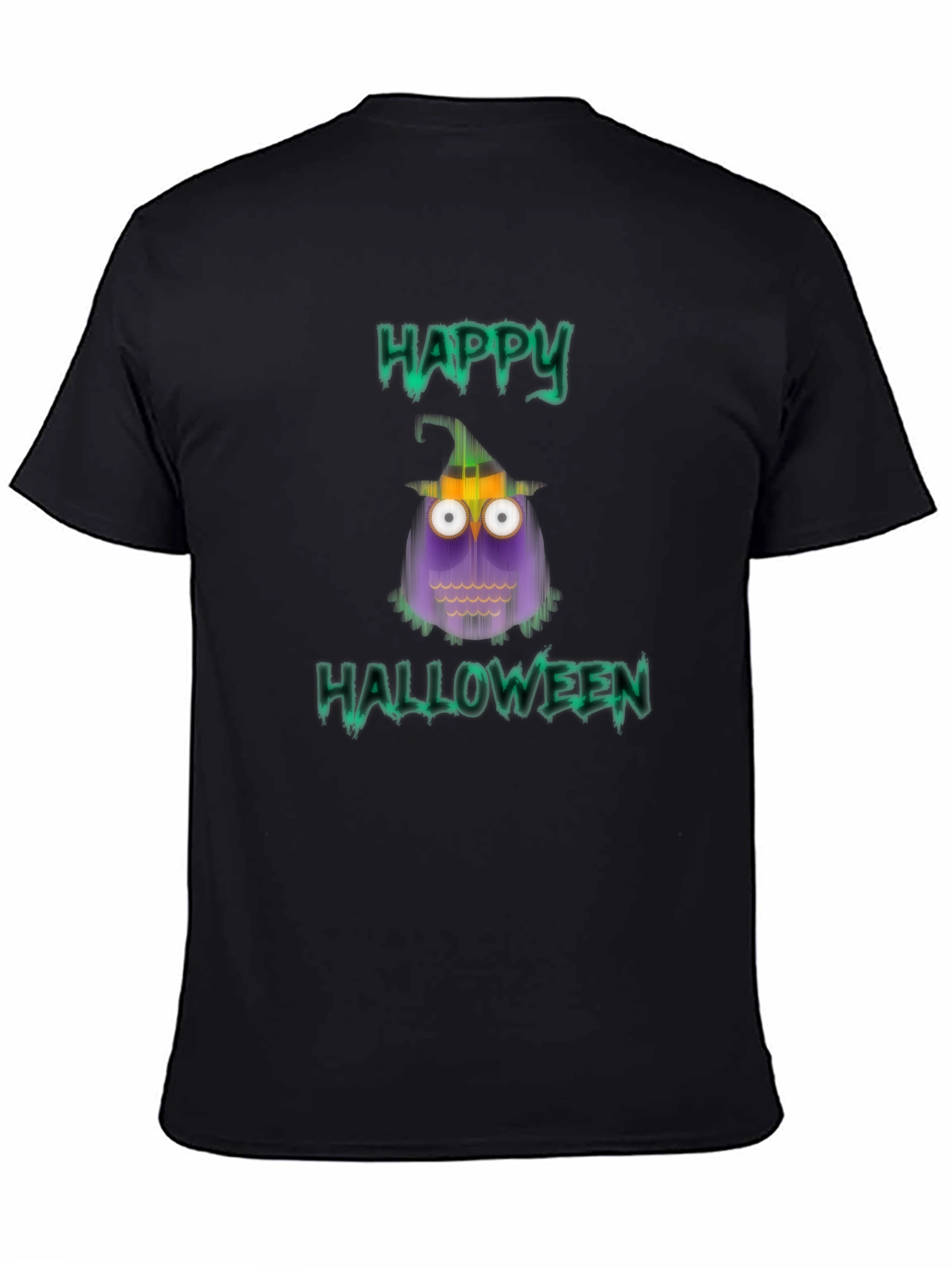 Happy Halloween Owl T-Shirt - Spooky Season Tee