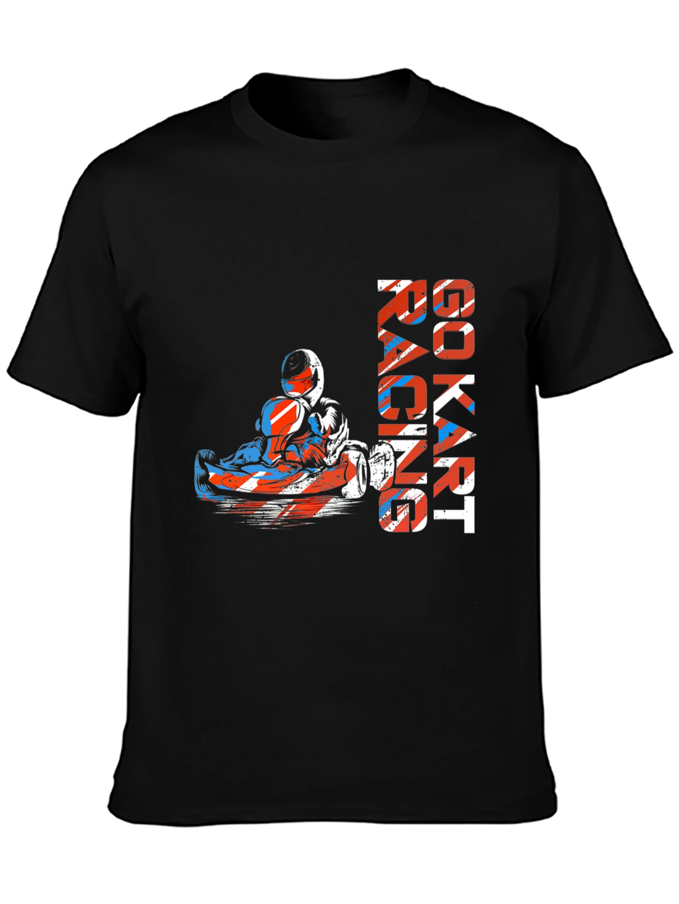 Go Kart Racing Graphic Tee - Black