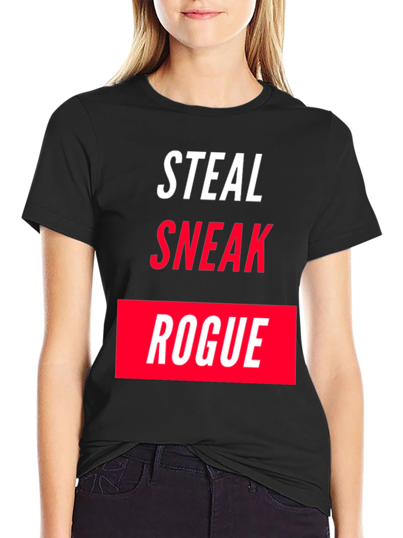 Steal Sneak Rogue Graphic Tee - Black