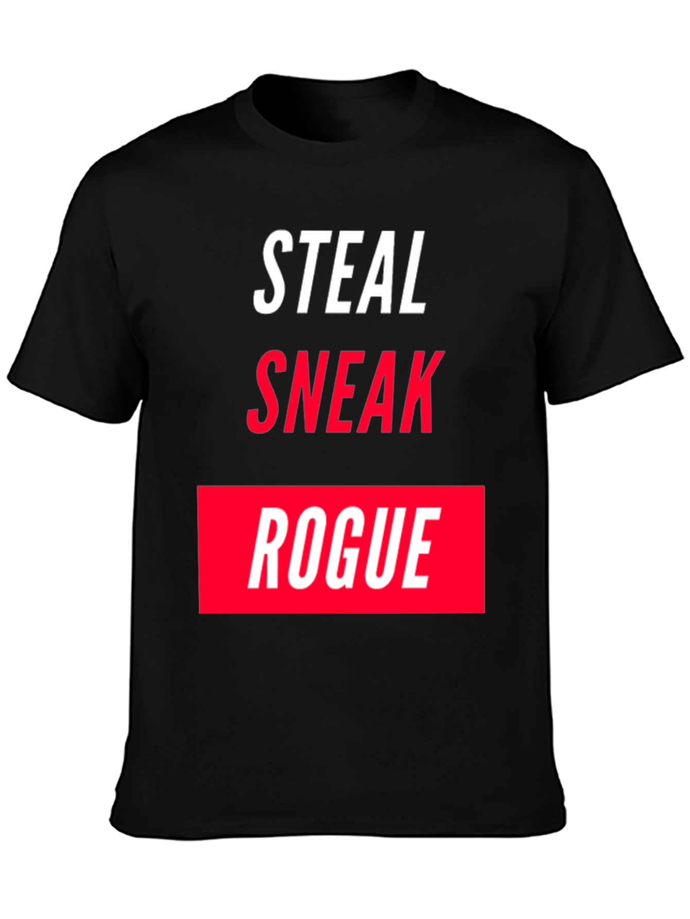 Steal Sneak Rogue Graphic Tee - Black