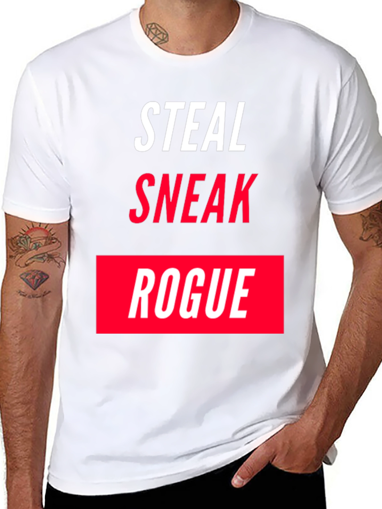 Steal Sneak Rogue Graphic Tee - Black