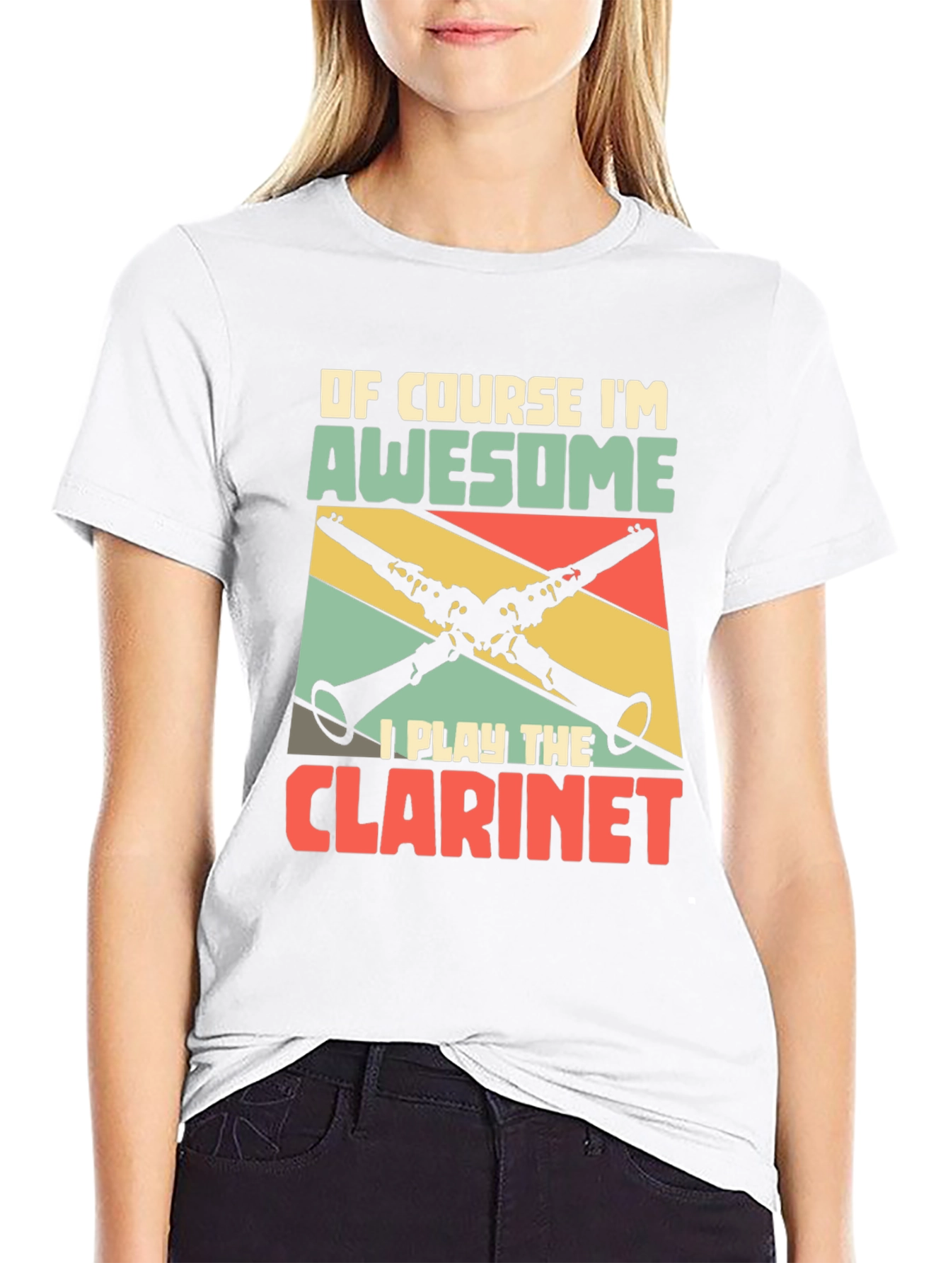 Awesome Clarinet Player T-Shirt - Musician Gift