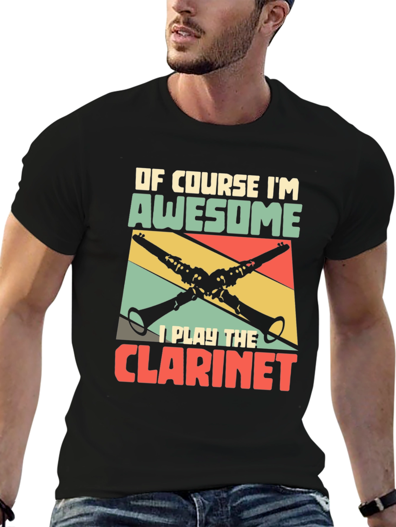 Awesome Clarinet Player T-Shirt - Musician Gift