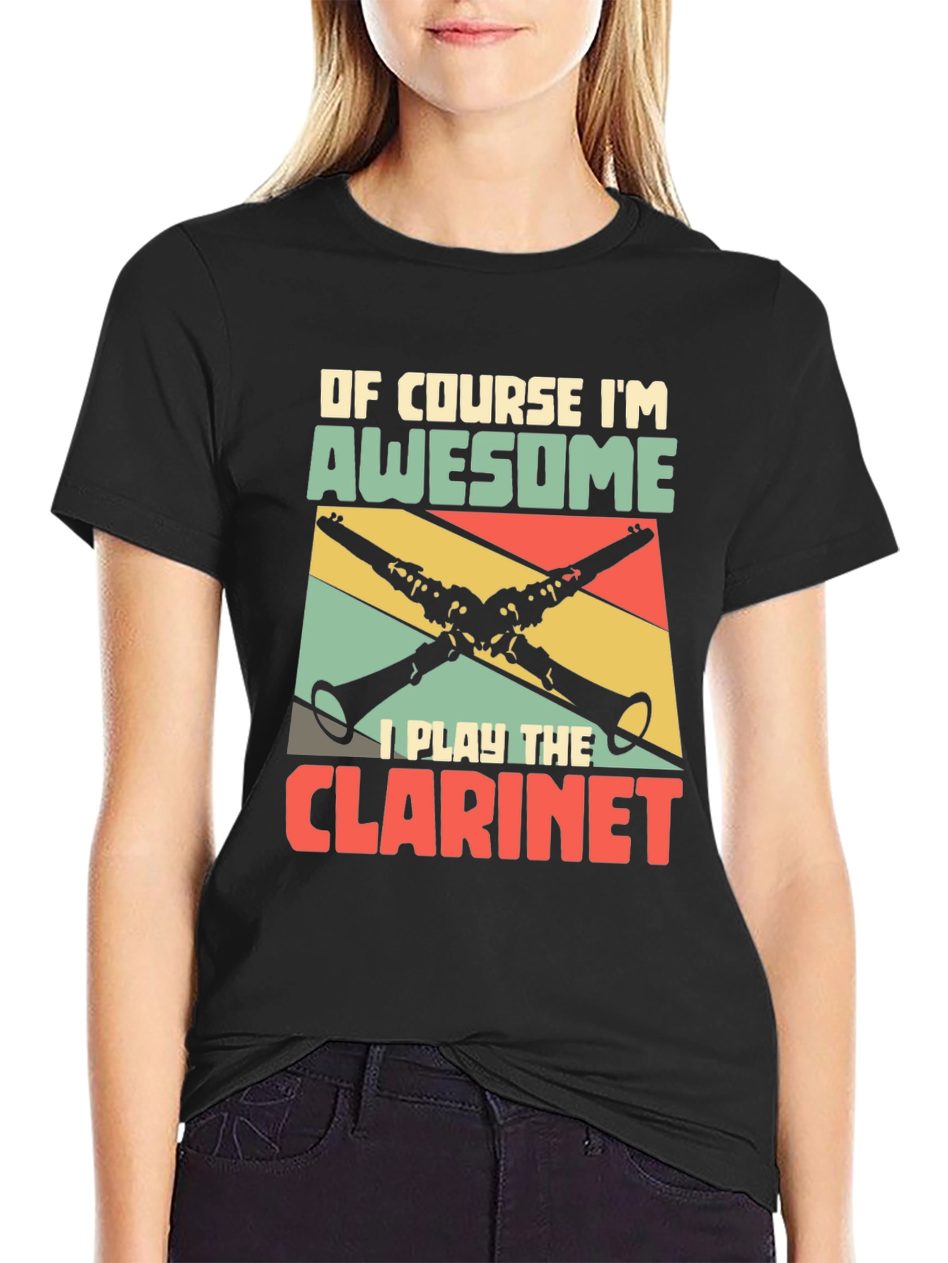 Awesome Clarinet Player T-Shirt - Musician Gift