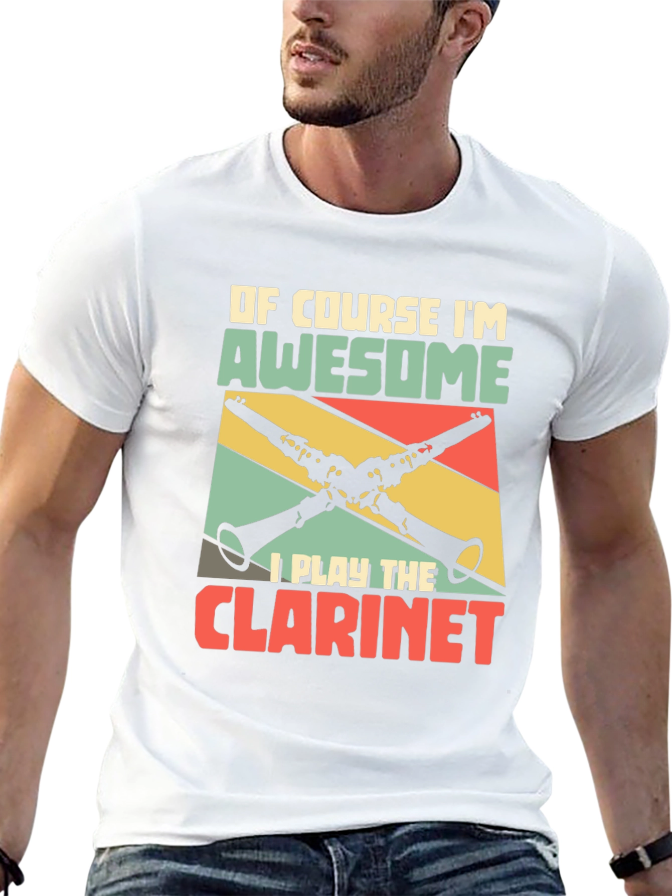 Awesome Clarinet Player T-Shirt - Musician Gift