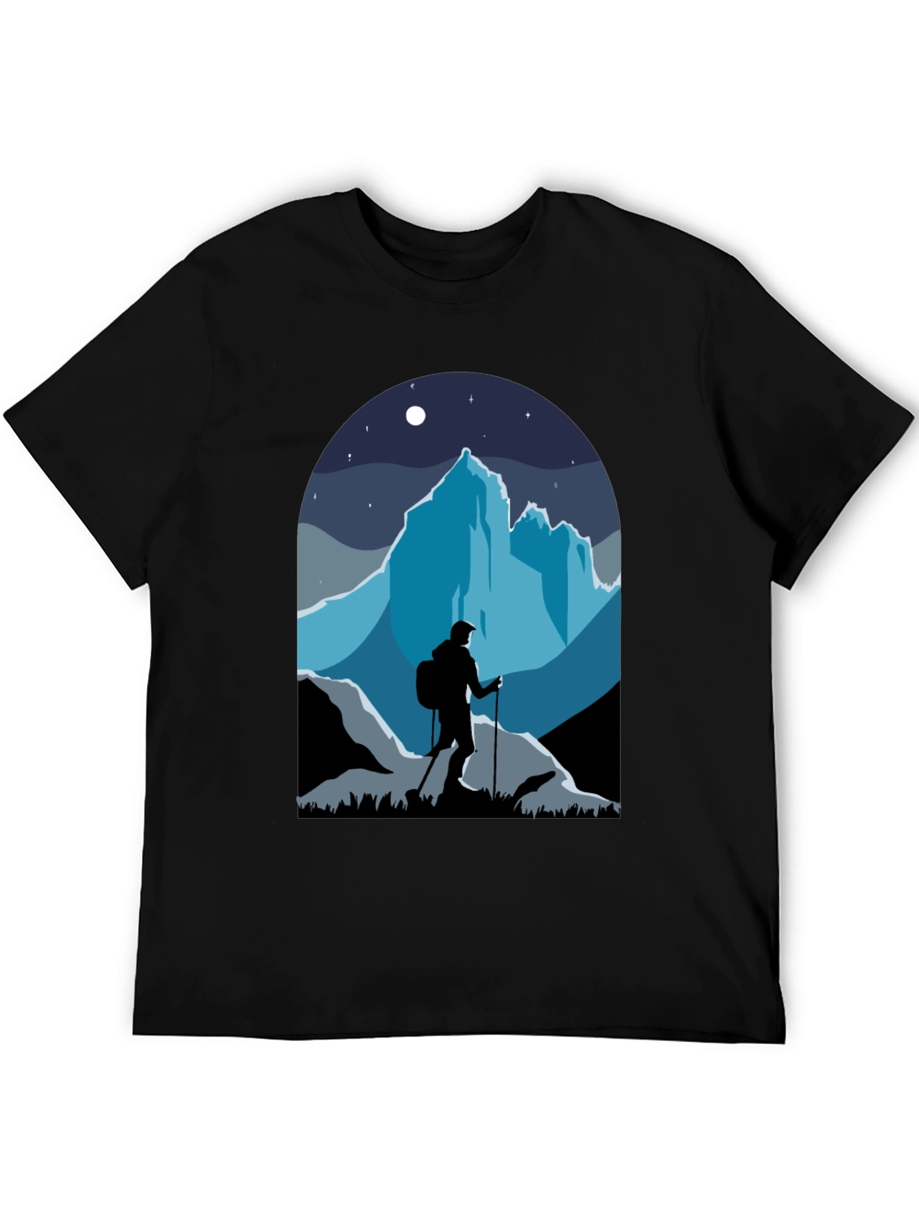 Mountains Hiker Graphic Tee - Adventure Awaits