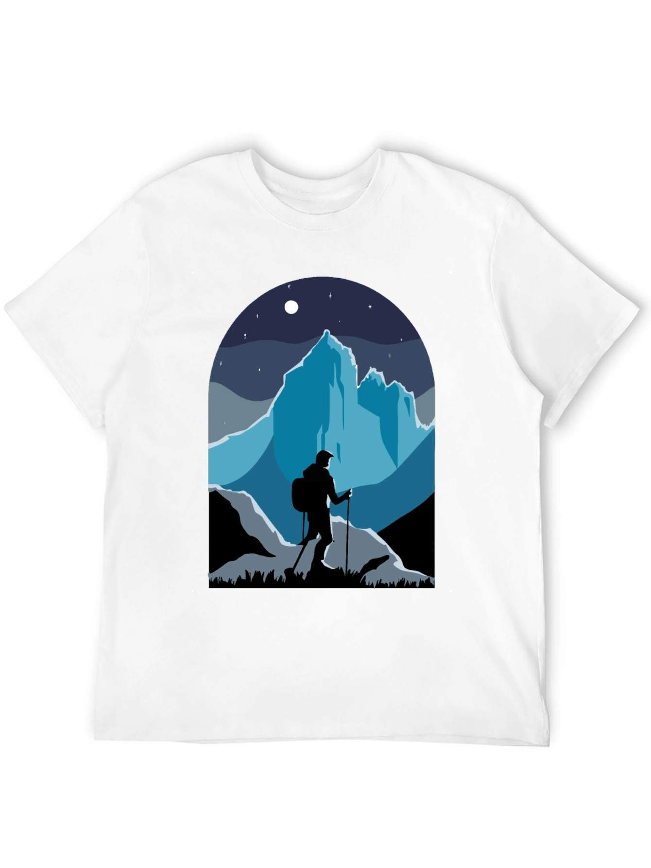 Mountains Hiker Graphic Tee - Adventure Awaits