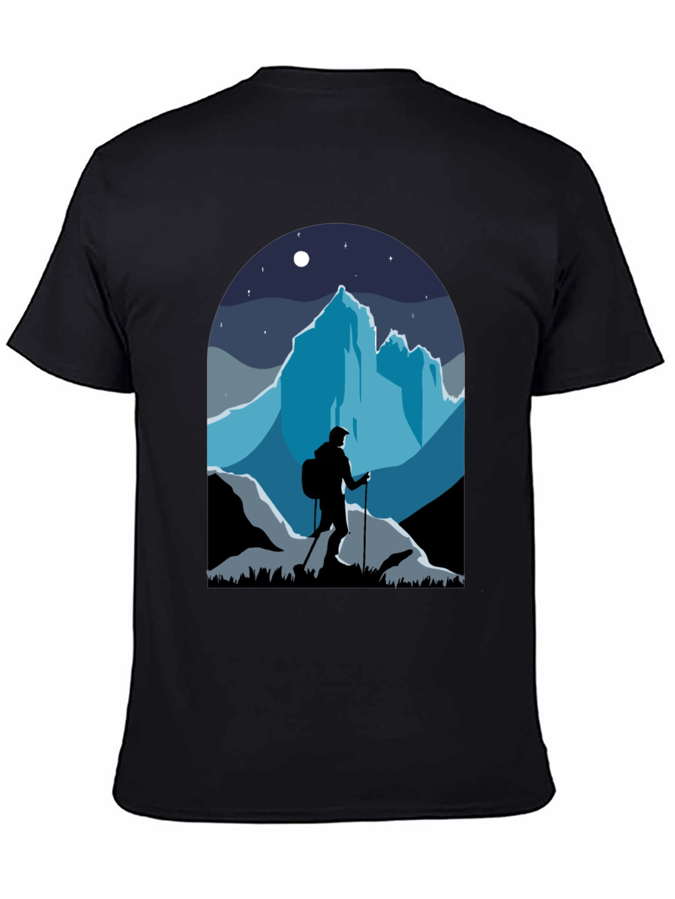 Mountains Hiker Graphic Tee - Adventure Awaits