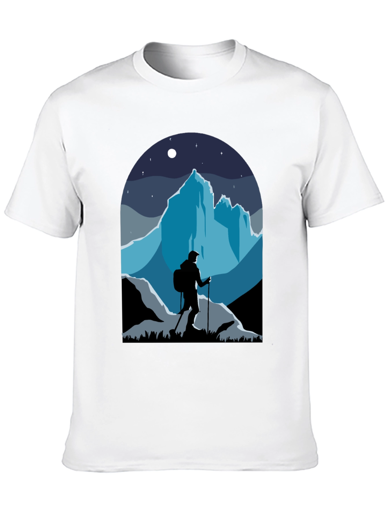 Mountains Hiker Graphic Tee - Adventure Awaits