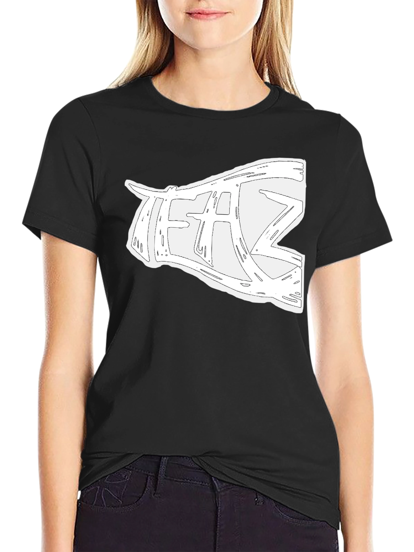 Cool Graphic Tee - Black Casual T-Shirt