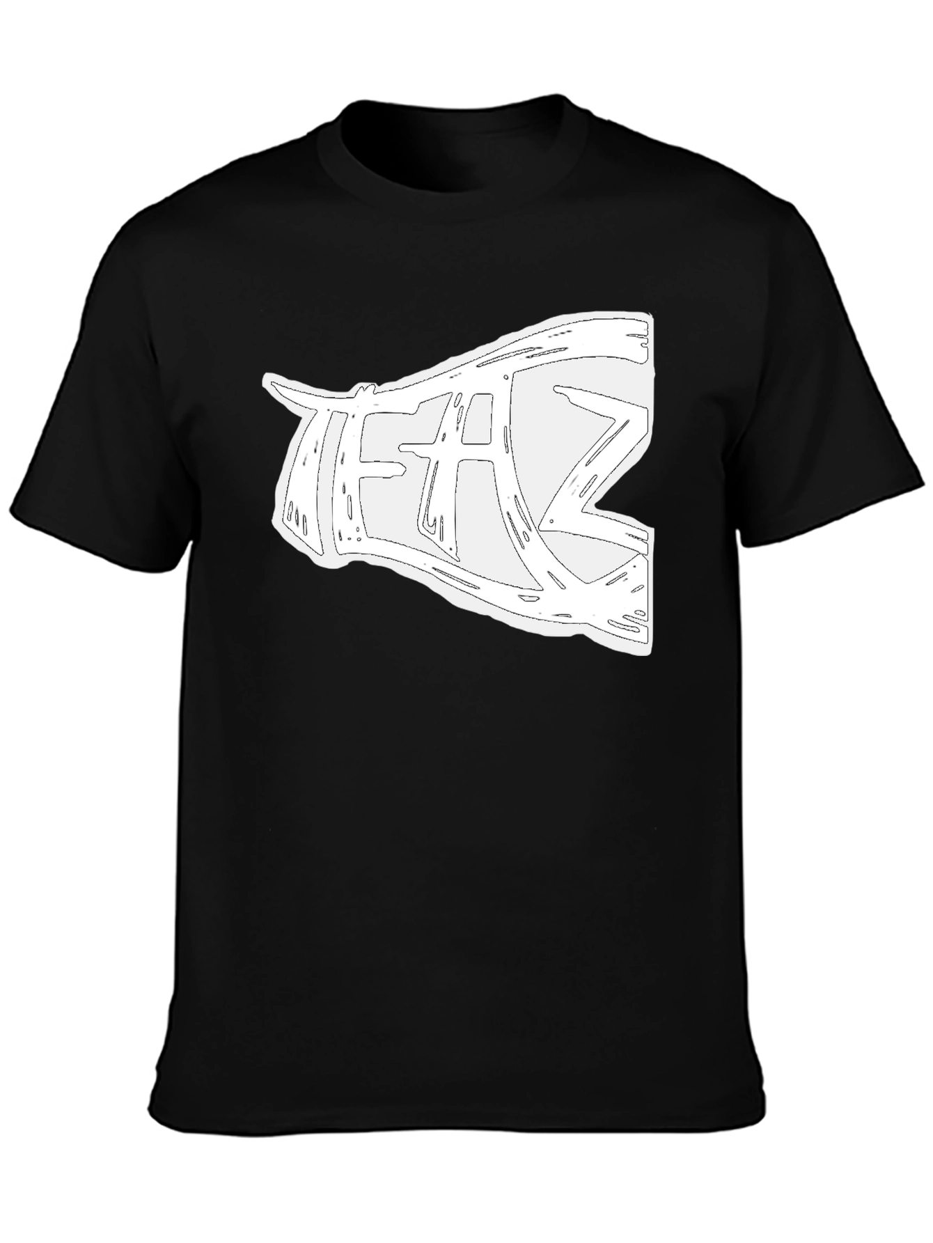 Cool Graphic Tee - Black Casual T-Shirt