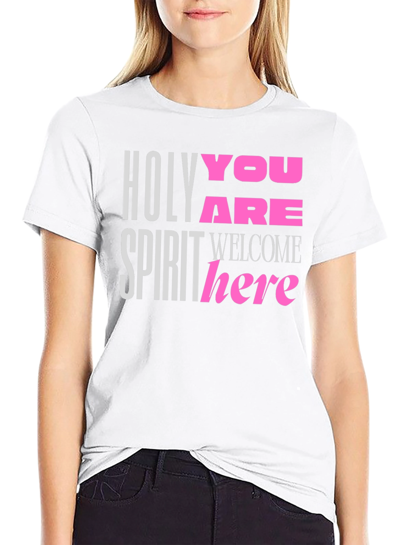 Holy Spirit Welcome Here Graphic Tee