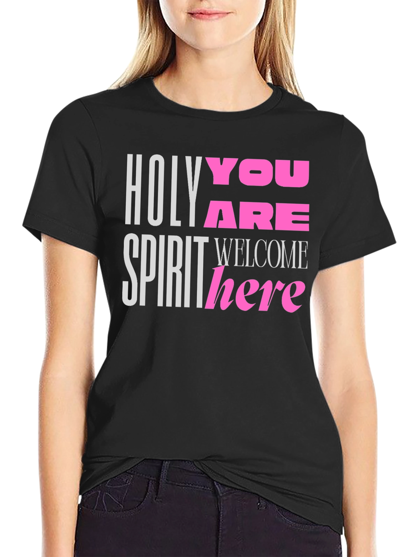 Holy Spirit Welcome Here Graphic Tee