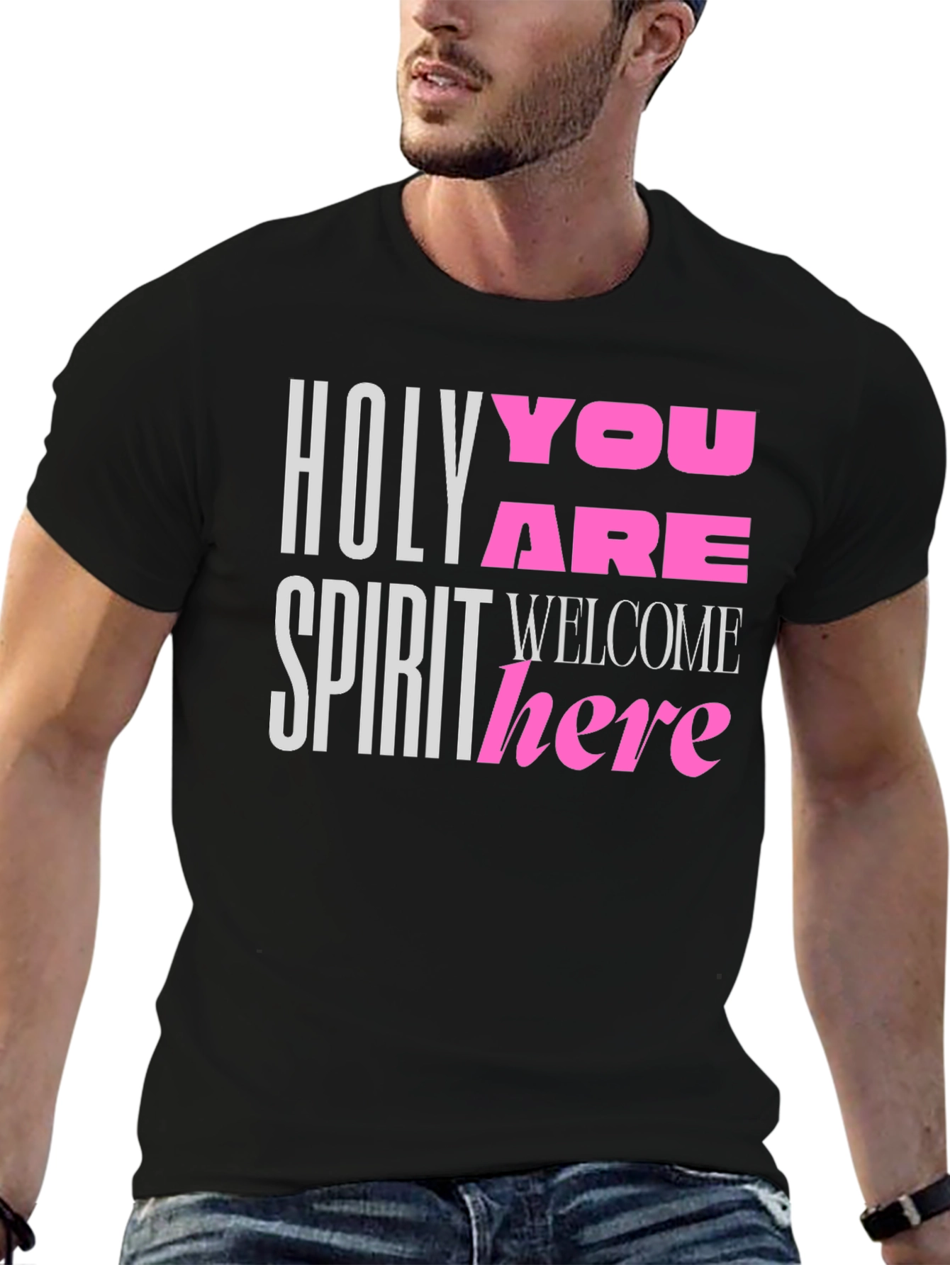 Holy Spirit Welcome Here Graphic Tee