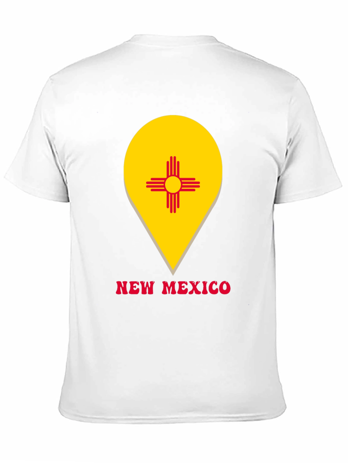 New Mexico Flag Graphic Tee - Black