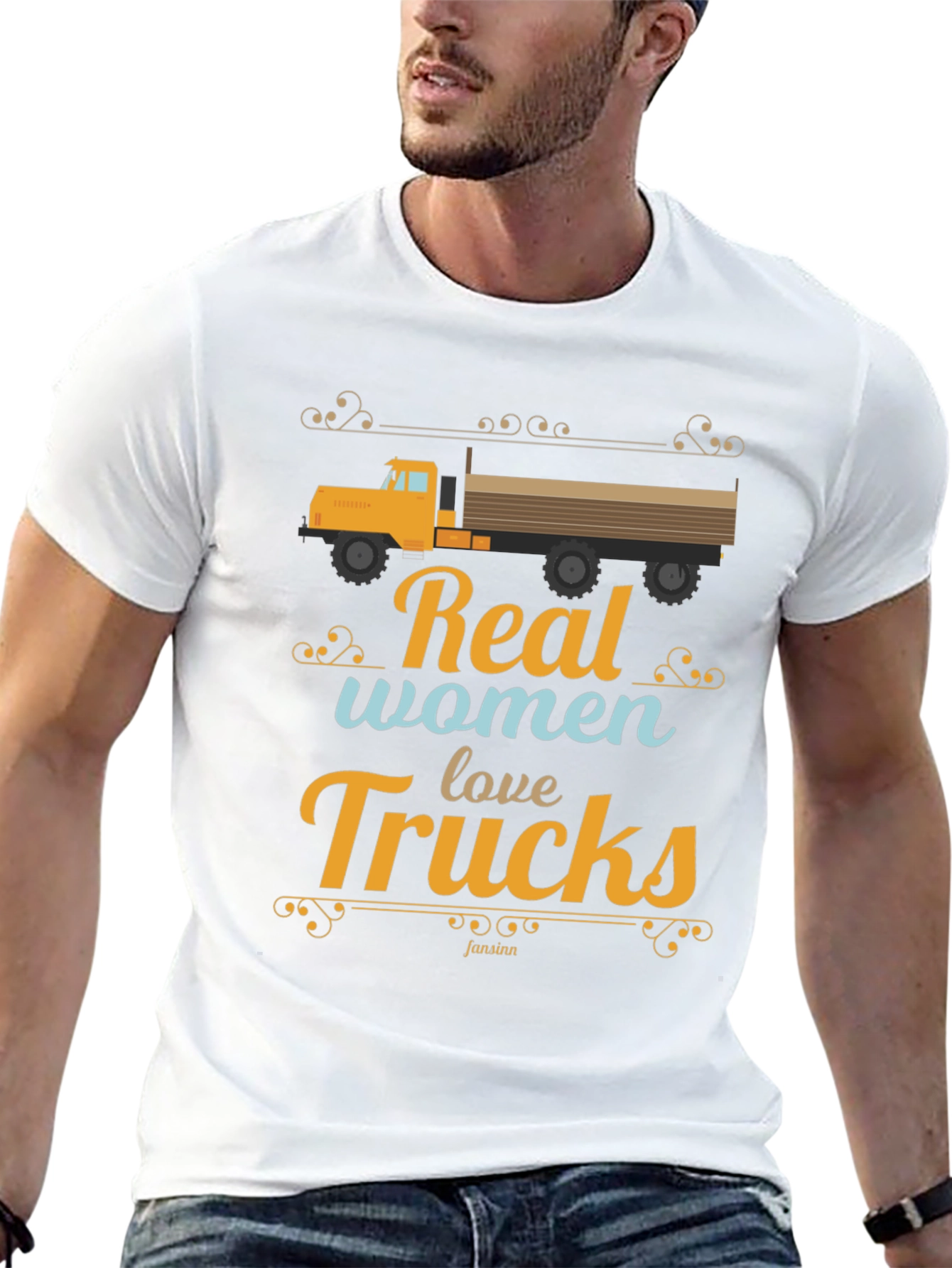 Real Women Love Trucks Graphic T-Shirt