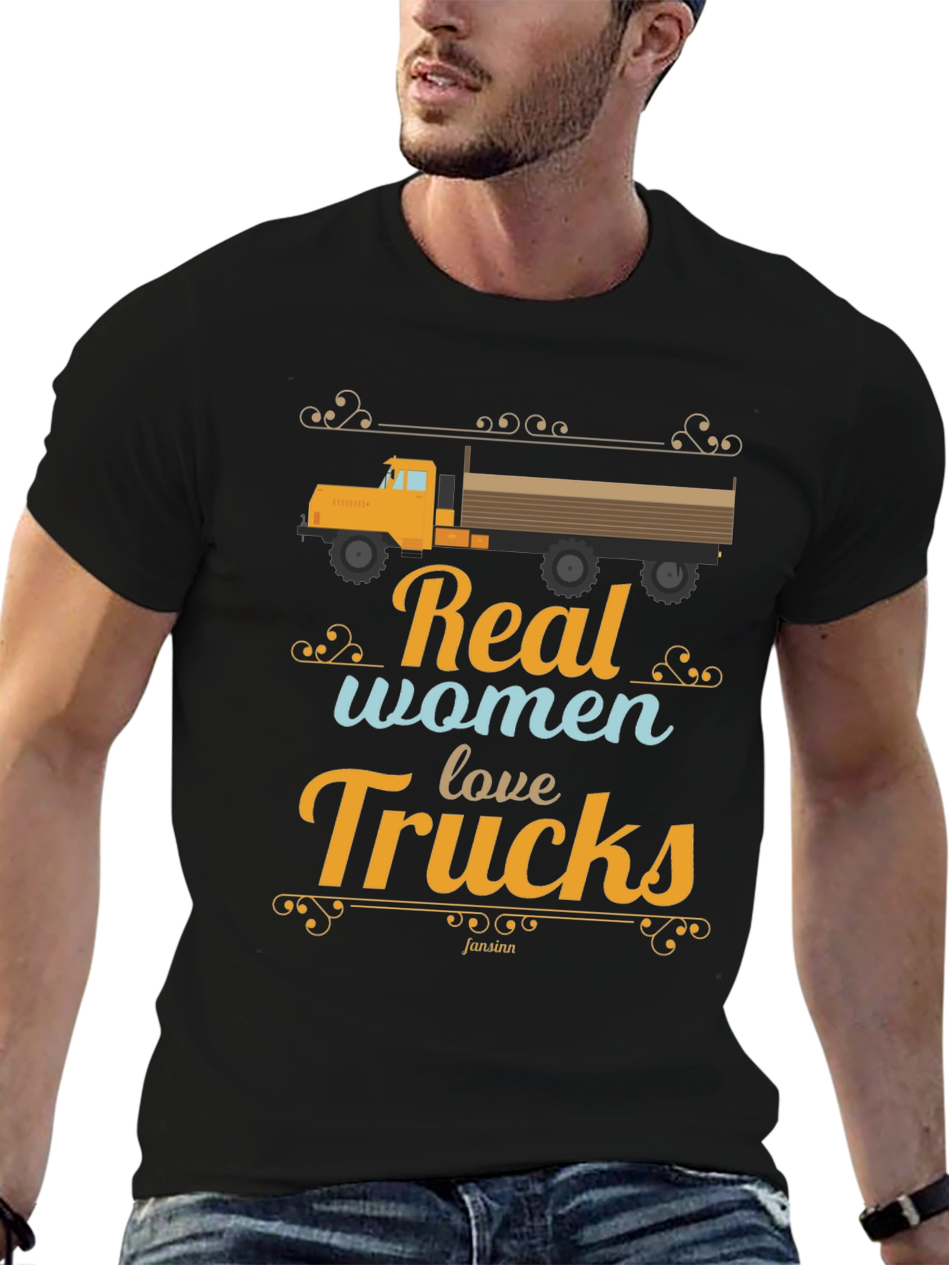 Real Women Love Trucks Graphic T-Shirt