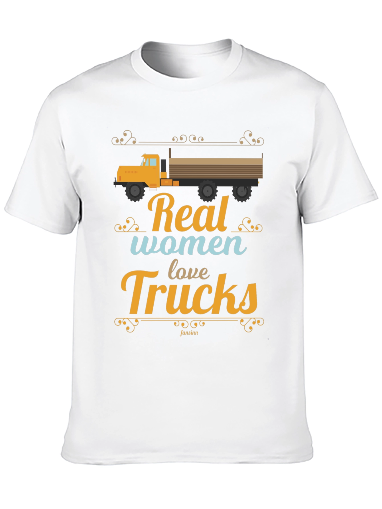 Real Women Love Trucks Graphic T-Shirt