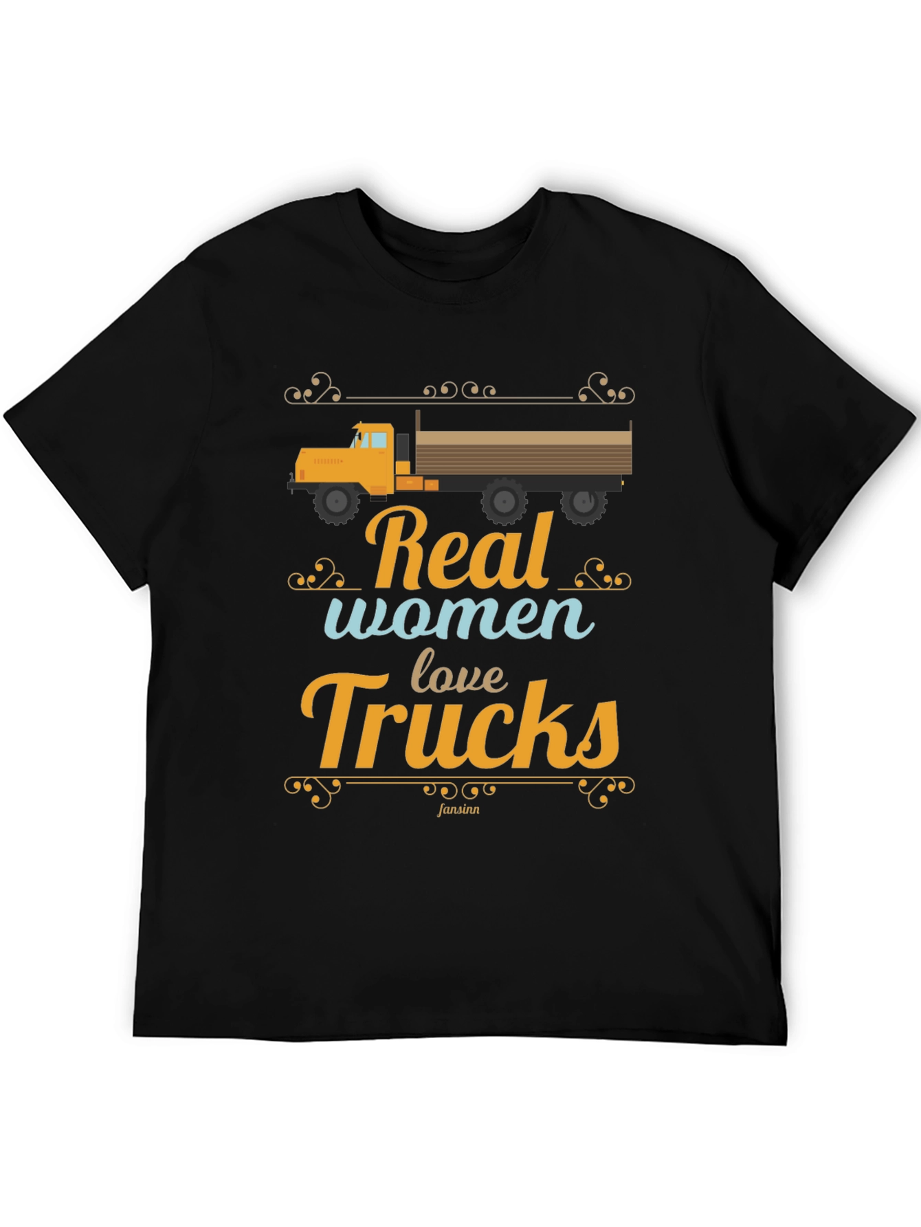 Real Women Love Trucks Graphic T-Shirt