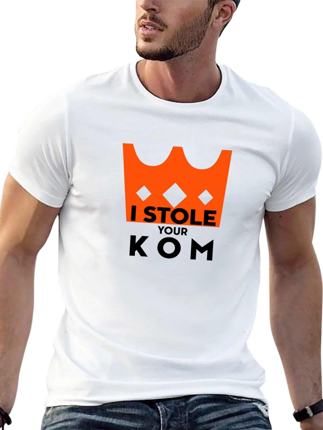 I Stole Your KOM T-Shirt - Cycling Humor