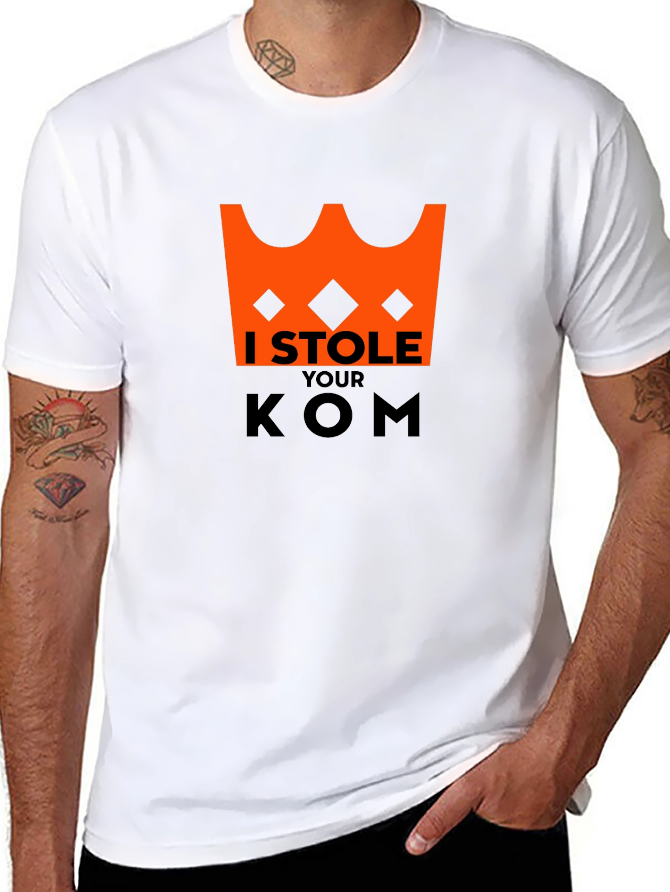 I Stole Your KOM T-Shirt - Cycling Humor