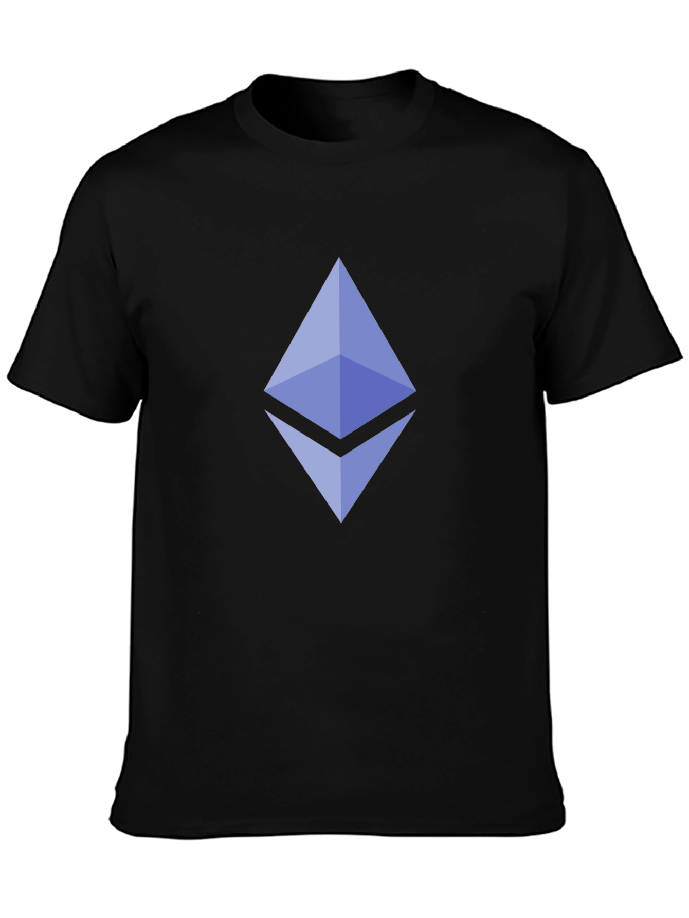 Ethereum Crypto Logo Black T-Shirt