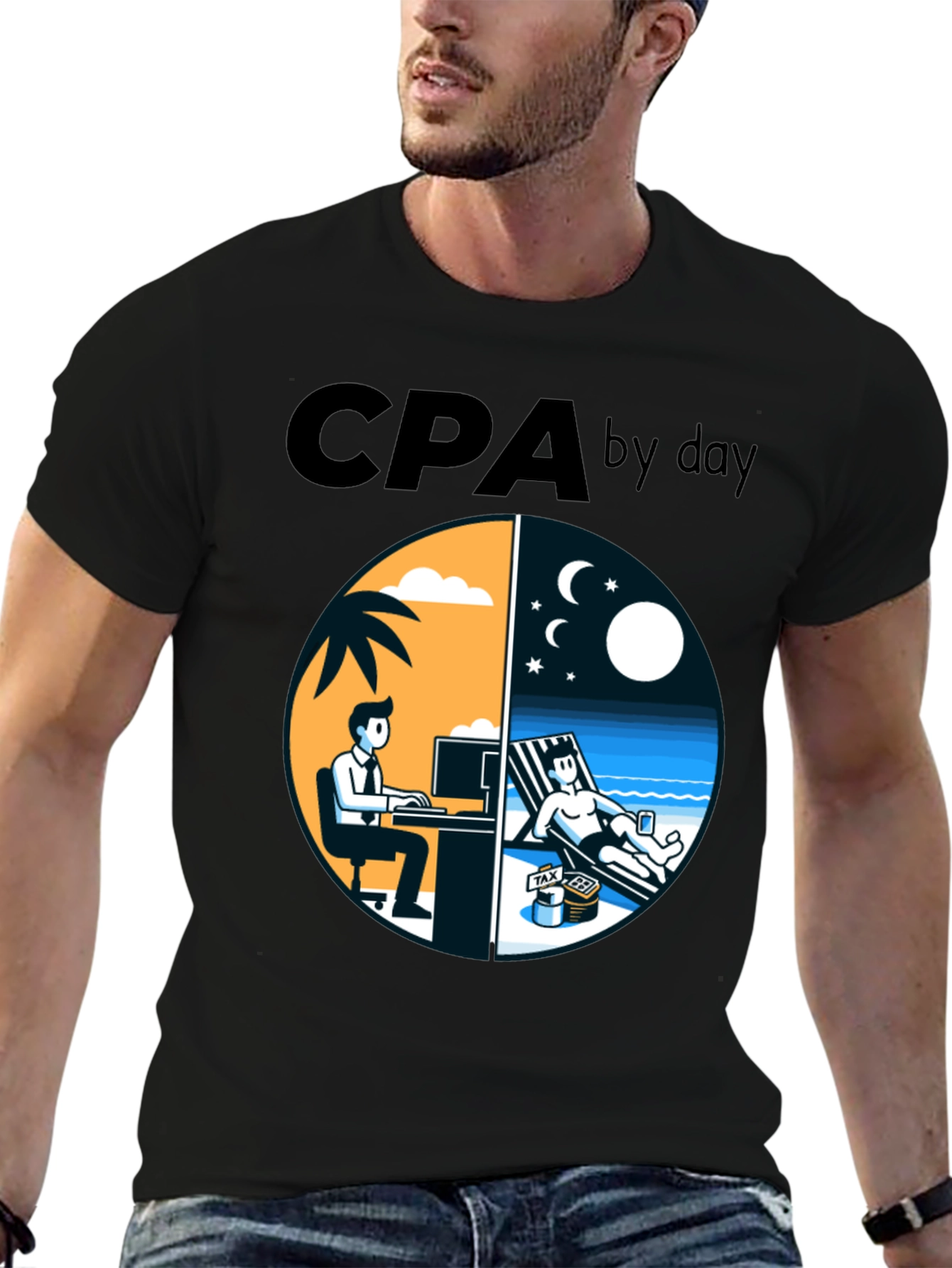 CPA By Day T-Shirt Funny Accounting Tee