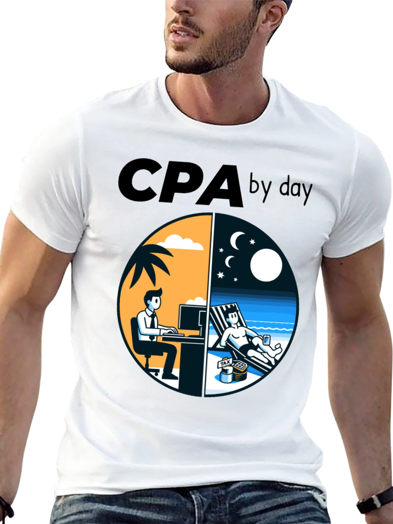 CPA By Day T-Shirt Funny Accounting Tee