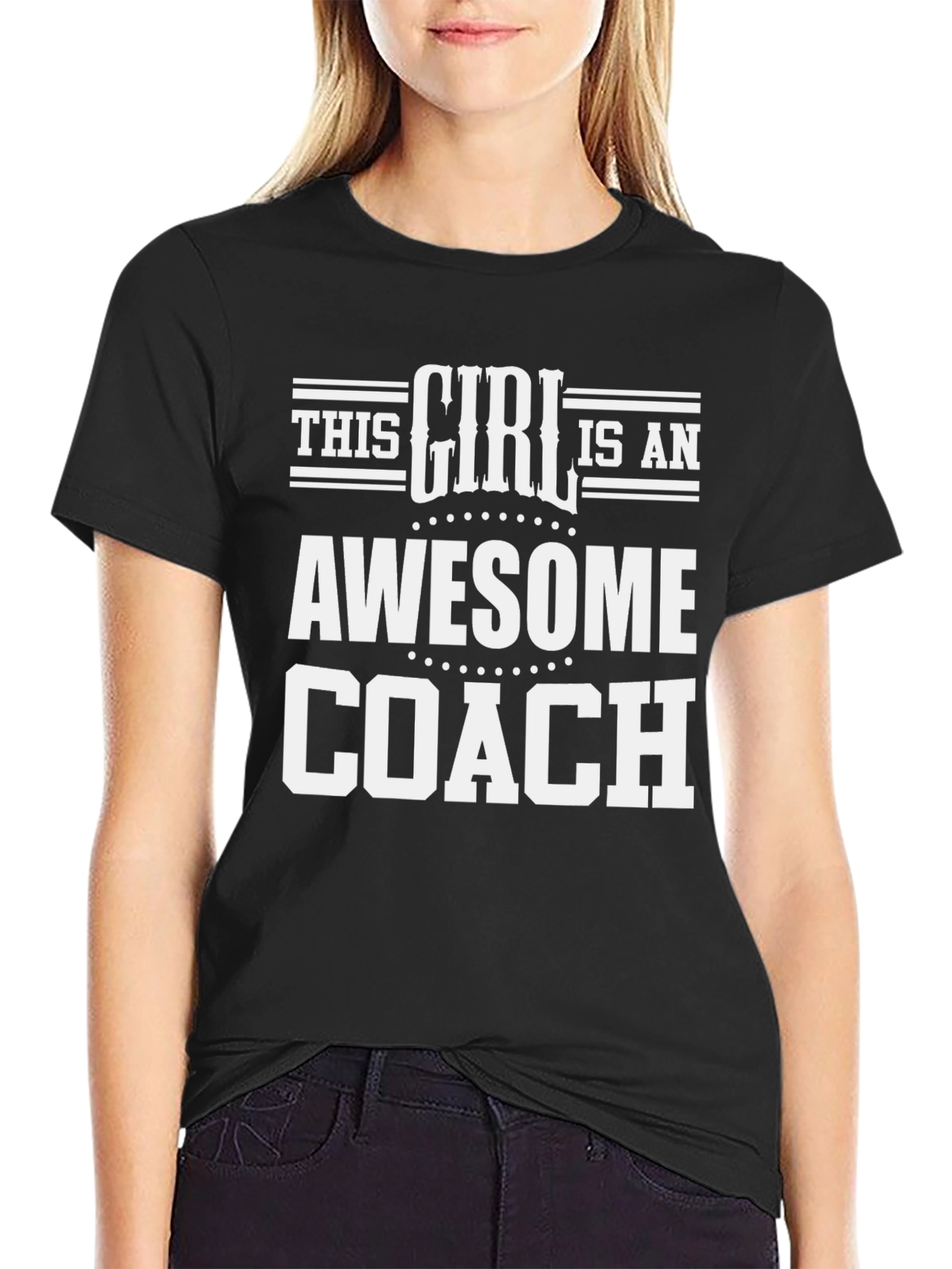 Awesome Coach Girls Tee