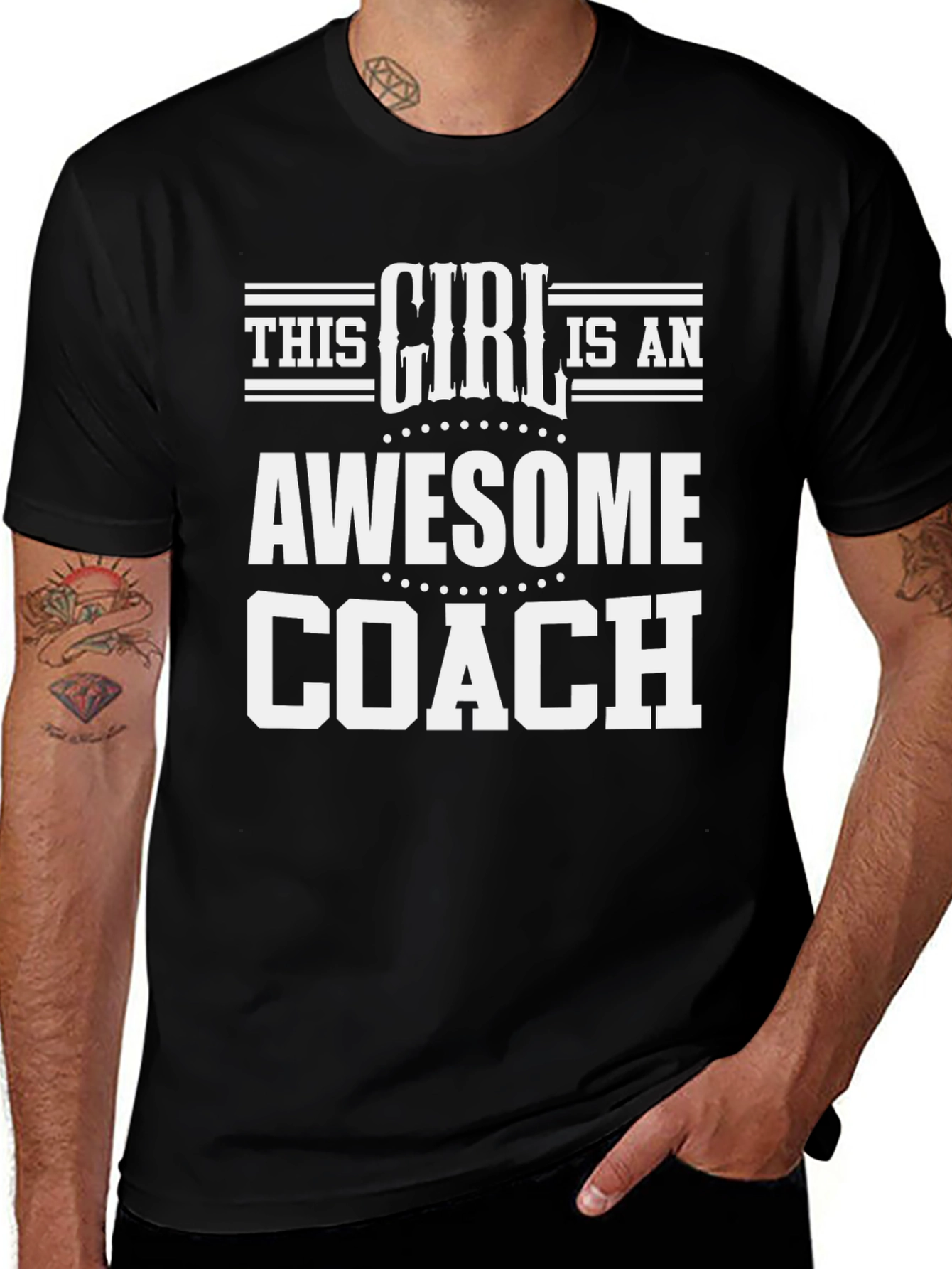 Awesome Coach Girls Tee