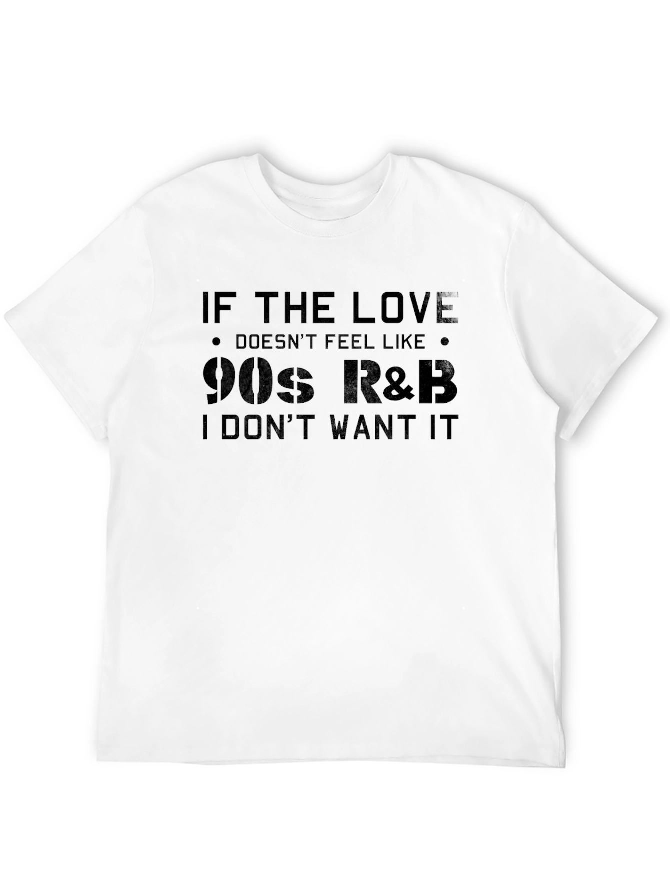 90s R&B T-Shirt - Black Love Inspired Tee