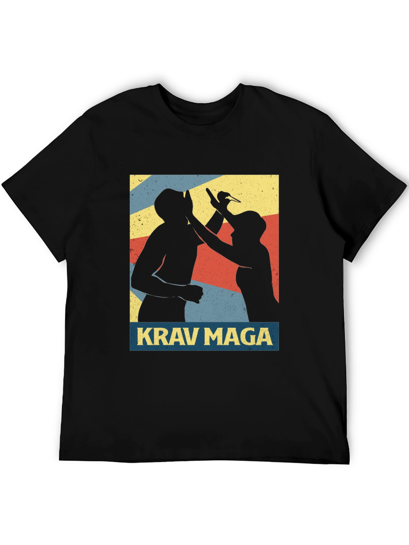 Krav Maga Retro Graphic Tee - Black