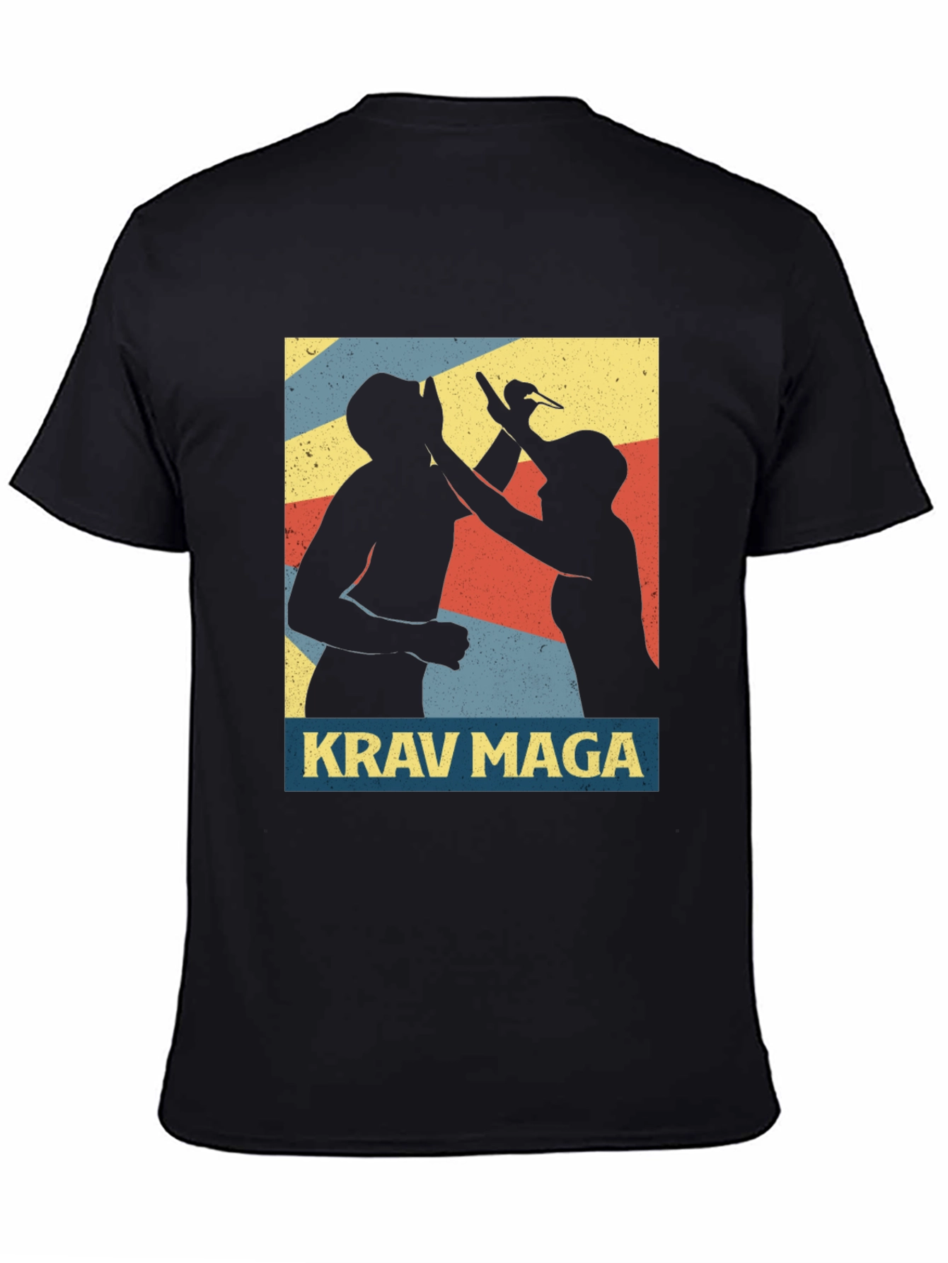 Krav Maga Retro Graphic Tee - Black